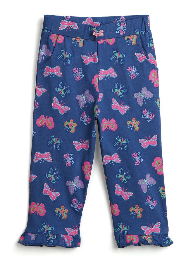 BONTOTS Infant Girls Flutter Fun Printed Organic Cotton Pyjama - Image 2